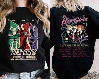 The Hex Girls Sweatshirt, The Hex Girls Rock Band Music T-Shirt, Concert Shirt, Retro Halloween Shirt, Halloween shirt, Gift For Halloween