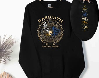 Bassgiath War College Sweatshirt, Fourth Wing Hoodie, Rebecca Yorros Comfort colors, Dragon Rider Tee, Violet Sorrengail, Bookish Shirt