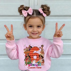 Moana Birthday Shirt, Custom Moana Birthday Sweater, Personalized Maui Birthday Tee, Moana Theme Birthday Party Outfits, Disney Family Shirt image 9