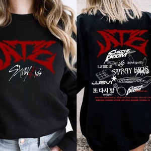 Stray Kids ATE Album Sweatshirt, Stray Kids ATE Tracklist Shirt, Stray Kids World Tour 2024, Stray Kids Kpop Bang Chan, Lee Know, Felix, Han