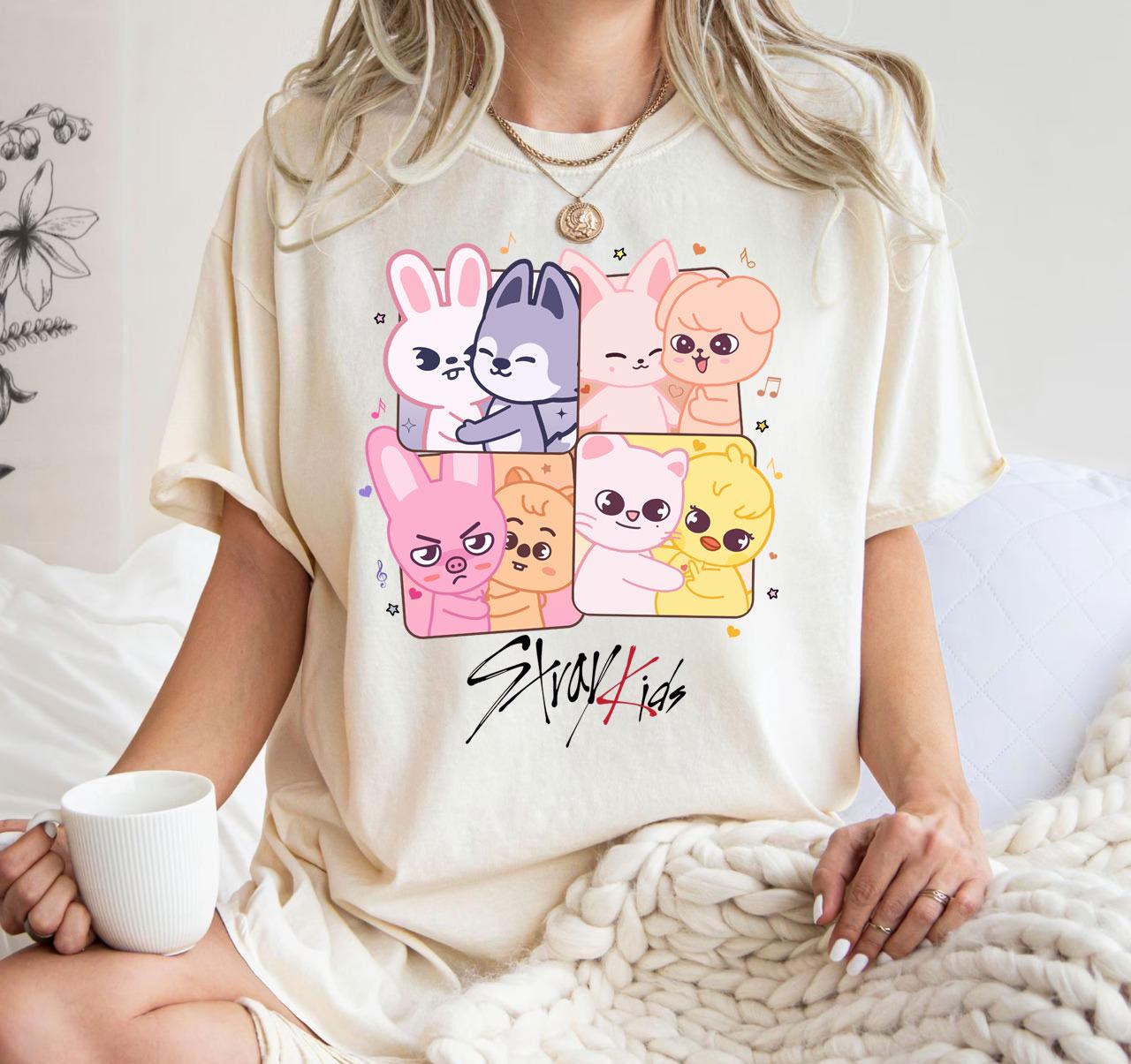 Cute Stray Kids Skzoo Shirt,straykids Concert Outfit, Straykids
