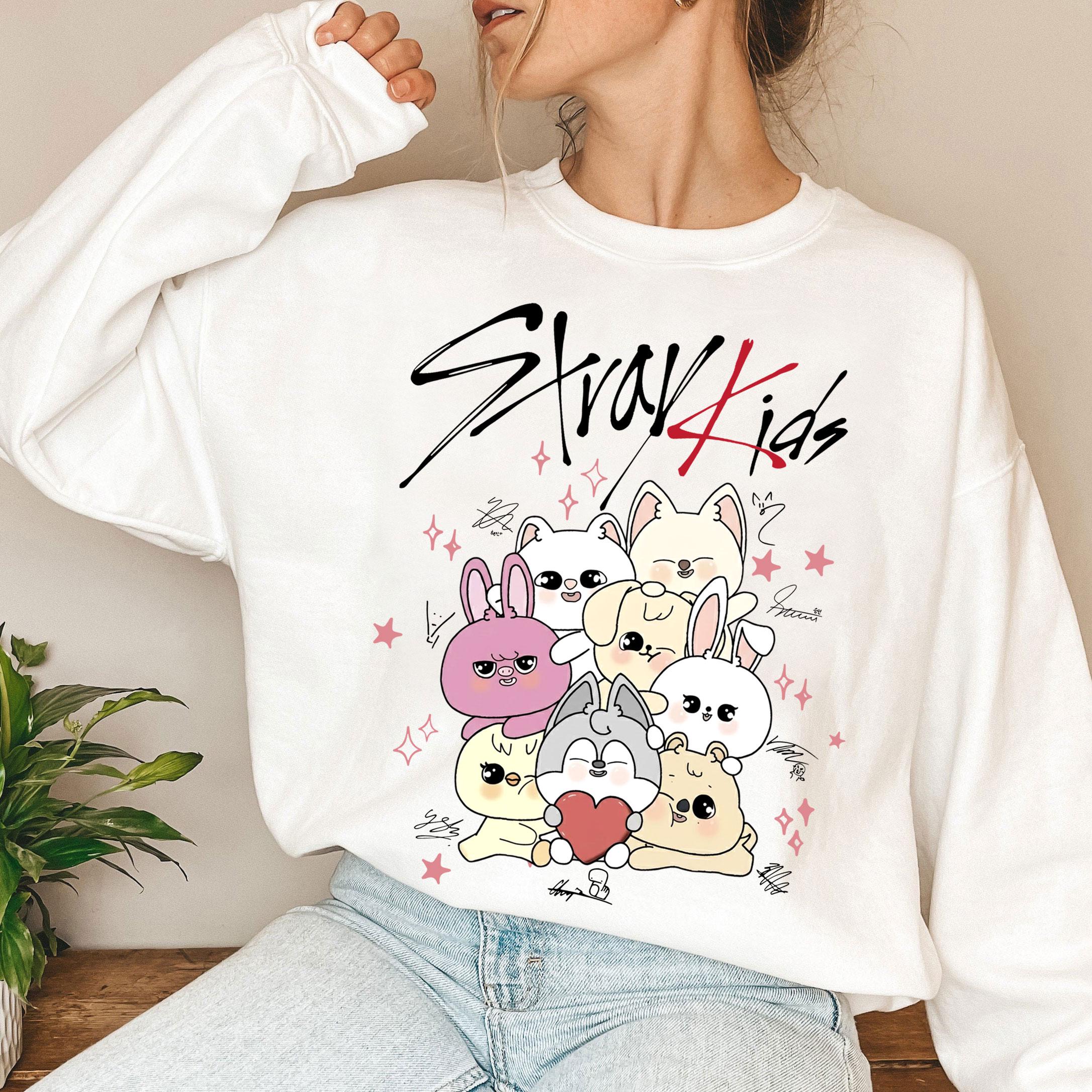 Stray Kids Skzoo Shirt, Kpop Straykids Merchandise, Wolf Chan