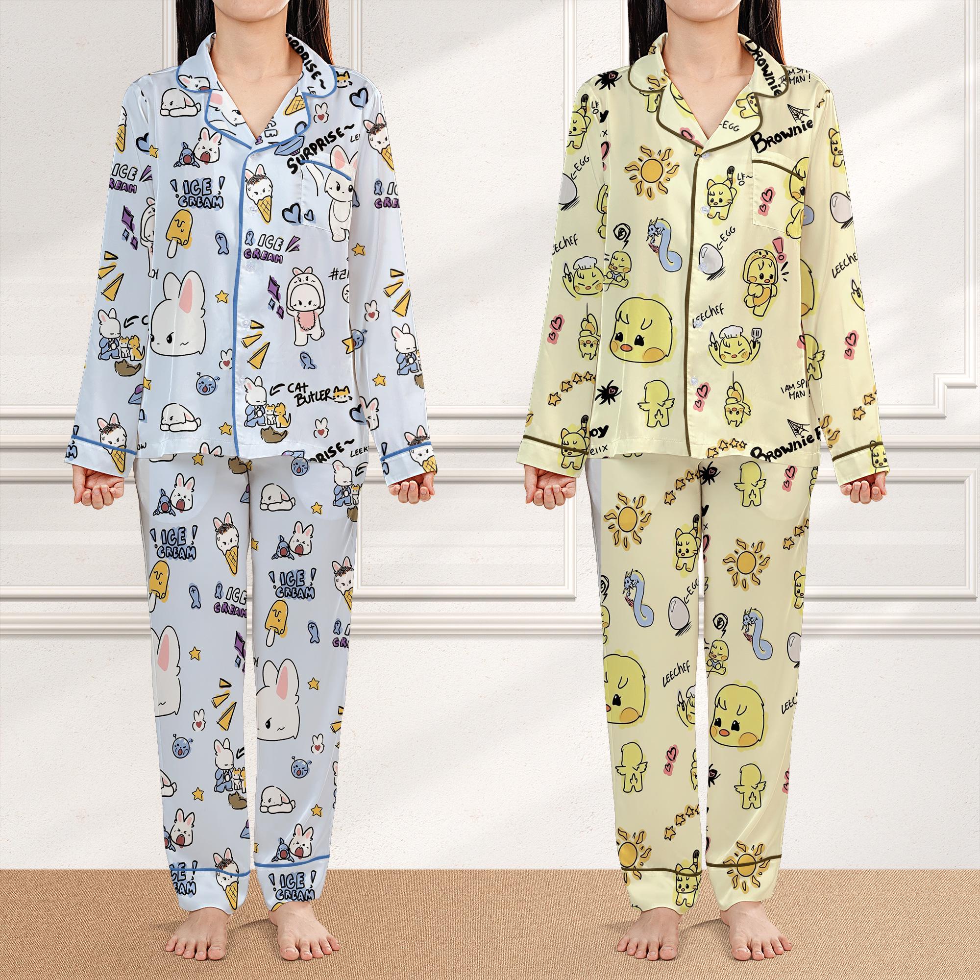 Skzcode Pajamas Custom Stray Kids Pajamas Set, Skzoo Sleepwear, Kpop Pjs, Bang Chan ...