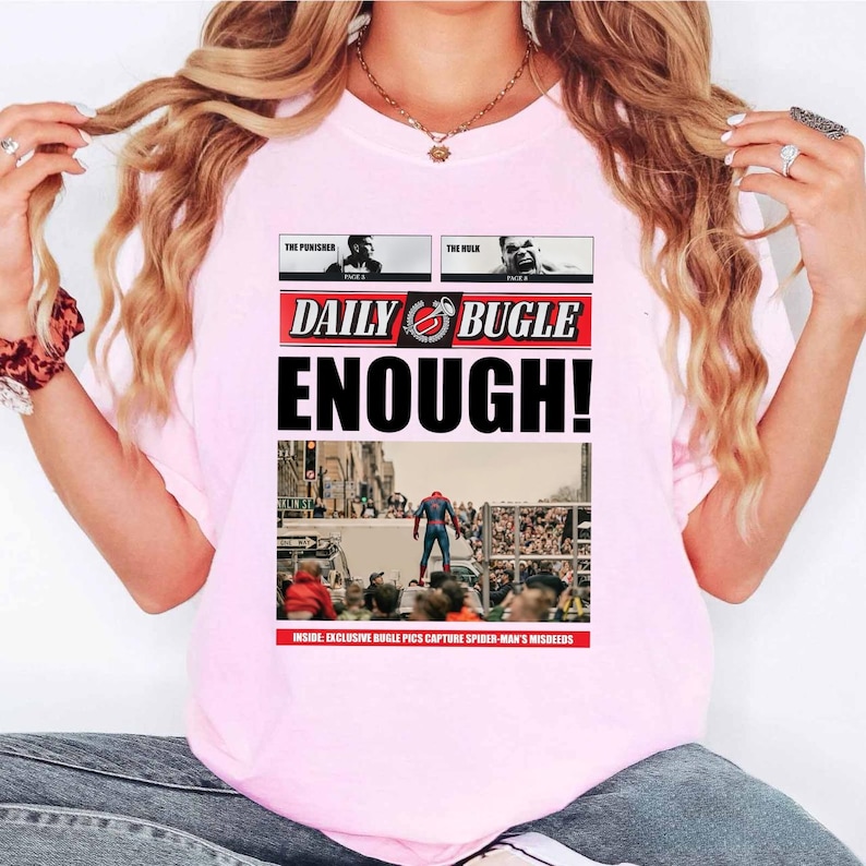 Daily Bugle Spider-man Brand New Day Shirt, Retro 90s Superhero Tee ...