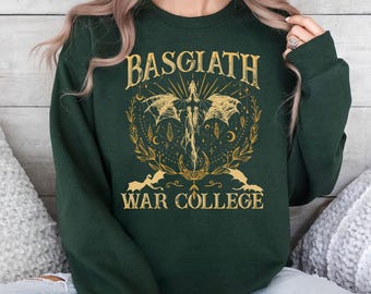 Felpa Basgiath War College, Maglietta Fourth Wing Comfort Colors, Violet Sorrengail, Rebecca Yoros, Fourth Wing, T-shirt Dragon Rider