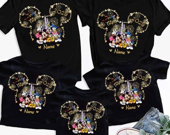 Sweatshirts voyage Disney 2026, chemise voyage Disney personnalisée, chemise famille Disney, chemise vacances Disneyland, Magic Kingdom, chemise Disney Nouvel An