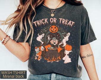 Retro Duck Tales Trick Or Treat T-shirt, Huey Dewey Louie Halloween Shirt, Disney Halloween Shirt, Spooky Season Shirt, Halloween Party Gift