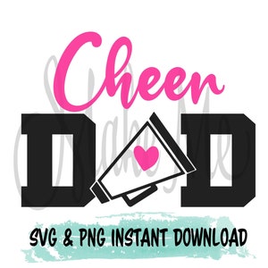 Cheer Dad SVG | Cheer Instant Download | Cheer Dad Shirt svg | Dad Cheer SVG | Cheer PNG