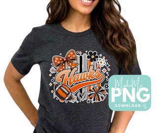 Hawks Football Cheer | Game Day File | Football Instant Download | Football SVG | Football PNG