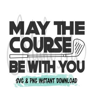 Moge de cursus bij je zijn svg | Grappige golf-svg | Direct golf downloaden | Digitaal golfbestand | Golfspreuken | Golfhumor