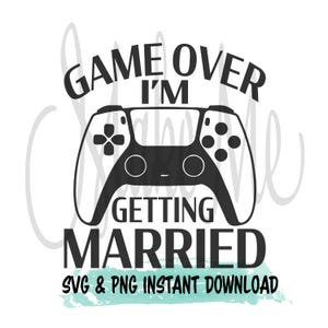 Gamer Themed Engagement Ankündigung SVG | Hochzeitsankündigungsdatei | Junggesellenabschied digitale Downloads | Hochzeit svg | Verlobung svg