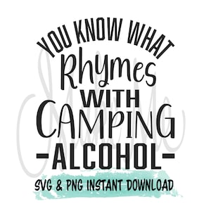 Divertidos SVG de camping / Divertidos SVG de Coozie / Divertidos SVG de cerveza / Divertidos SVG de camping / Divertidos SVG con temática de camping