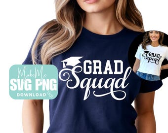 Grad Squad png | Senior Class of 2026 SVG | Graduation Design (Digital Download)