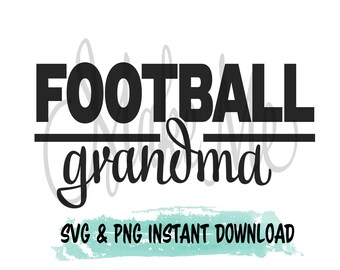 Football Grandma Instant Download | Proud Football Grandma SVG | Football Grandma PNG | Football Grandma Shirt SVG
