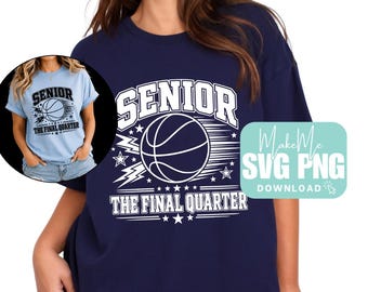 Senior Basketball SVG | Graduation Night PNG (Digital Download)