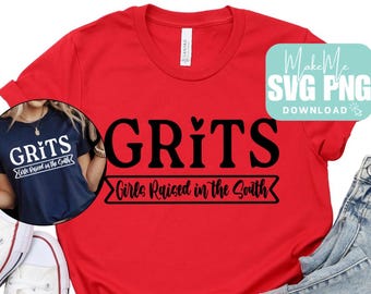 SVGs del sur / GRITS / Chicas criadas en el sur SVG / Chica sureña SVG / Chica de campo SVG / Chica de Alabama SVG / Chica de Georgia SVG