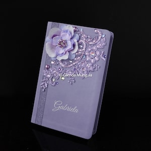 KJV Light purple Bible Personalized with name for Birthday, Sweet 16, Quinceanera