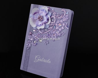 KJV Light purple Bible for Birthday, Sweet 16, Quinceanera, Personalized