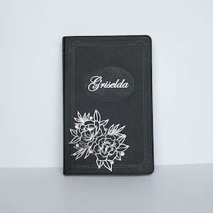 Black bible for birthday, quinceanera or Sweet sixteen with name