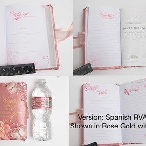 Quinceañera Bible or Sweet 16 Bible personalized with name image 9