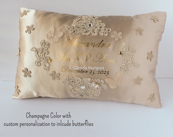 Personalized prayer pillow for quince or Sweet 16