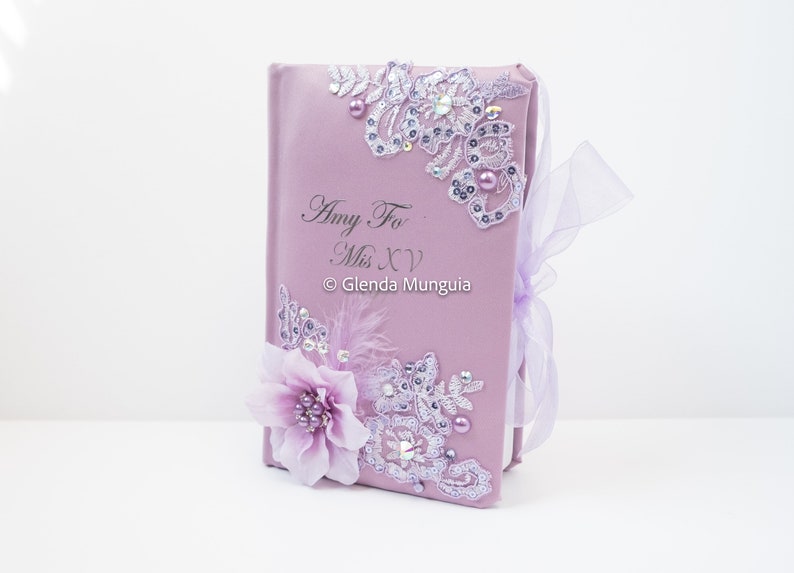 Quinceañera Bible or Sweet 16 Bible personalized with name image 6