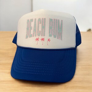 Strandfesthatt / Anpassningsbar truckerkeps / Poolparty / Mexiko Miami födelsedag Möhippa / sjö / 5-panels hatt / Båthatt