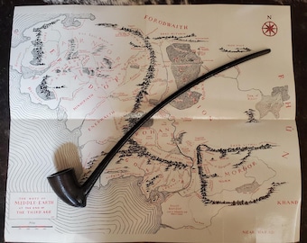 Fajka Gandalf barwiona ręcznie - drukowana w 3D z tworzywa PLA