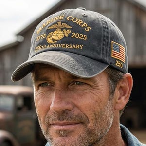 Marine Corps Kappe, amerikanische Kappe zum Gedenken an 250 Jahre glorreiche Geschichte