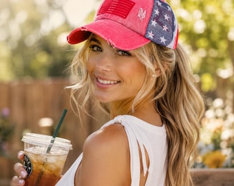 USA Embroidered Hat,American Flag Cap, 250th, Independence Day