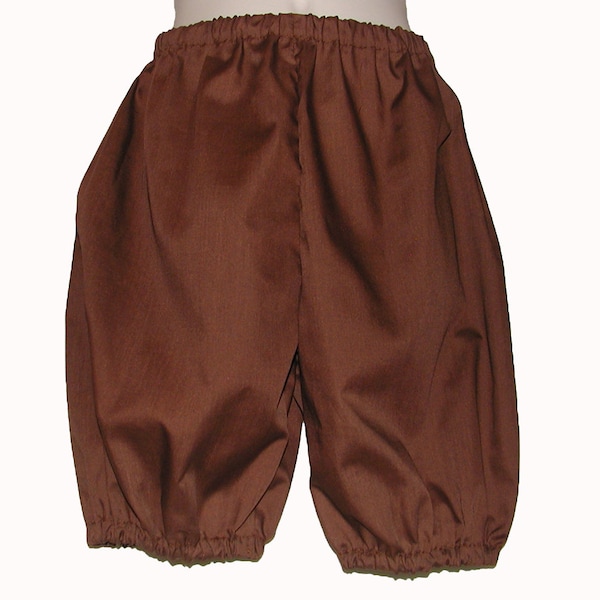 Brown Costume Britches for Boys: Size 2 / 3