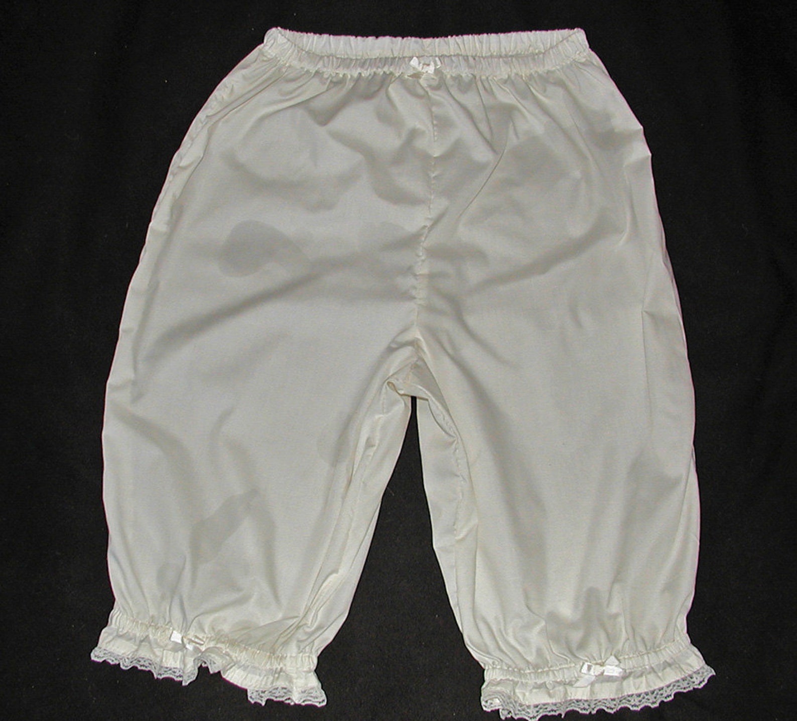 Ladies White Ruffled Bloomers Sizes XS to X/L Etsy