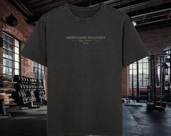 Camiseta extragrande Built Different / Camiseta deportiva de estilo urbano con lavado ácido / Camiseta gráfica vintage de algodón grueso