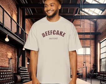 Camiseta extragrande y pesada para hombre