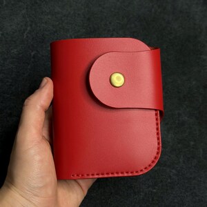 Patrón PDF: billetera elegante con compartimentos para efectivo, tarjetas y monedas