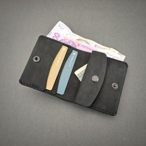 Padrão de carteira de couro Sweety, padrão de carteira bifold, modelo de carteira tipo carteira em PDF, padrão de artesanato em couro para porta-cartões em PDF