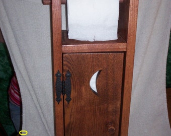 wooden toilet paper holder