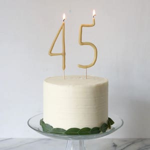 Discount Bundle 2 Beeswax Number Candles