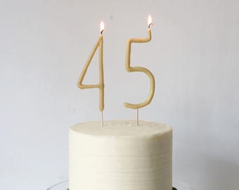 Discount Bundle 2 Beeswax Number Candles