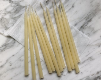 Beeswax Birthday Candles