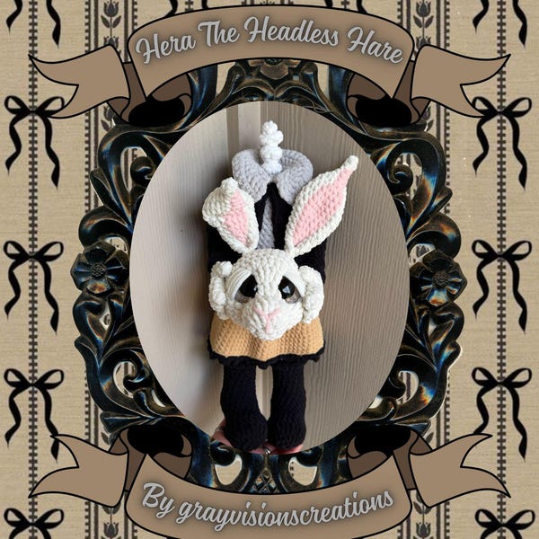 Hera The Headless Hare PDF pattern