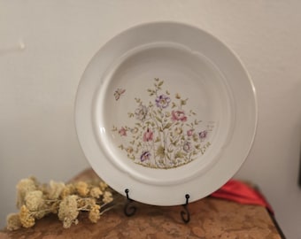 Vintage France: Scherzer serving dish / plate with floral decoration