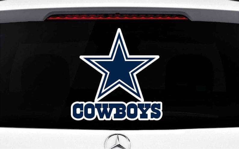 thumbnail image 2 of Nfl Helmet Decals Dallas Cowboys Helmet Vinyl Decal Sticker - 5 Size Options, Easy Apply, Team Spirit Dallas Cowboy Decals 2 of 12