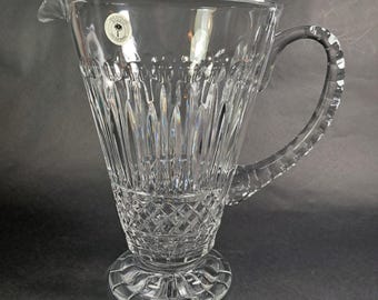 Vintage Crystal Martini Pitcher King Louis Godinger Made In Poland 9.5"h