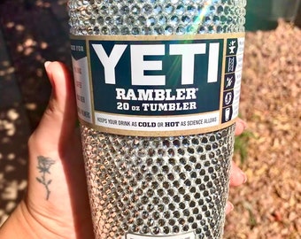 20oz White Crystal Yeti Tumbler