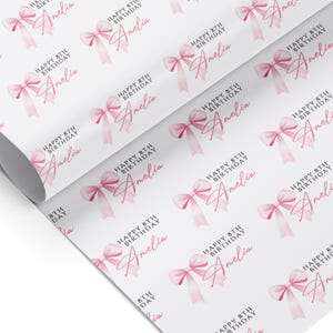 FUYPSE 2026 New Arrivals 20 Sheets Bow Tissue Paper Bulk Wrapping Tissue Paper For Gift Bags Crafts Pretty Art Packing Supplies Birthdays Weddings Bridal