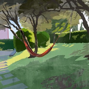 Mediterranean Garden | Print of Original Artwork