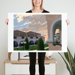Evening in Greece | Print of Original Artwork | 61 x 91 cm / 24 × 36 inch