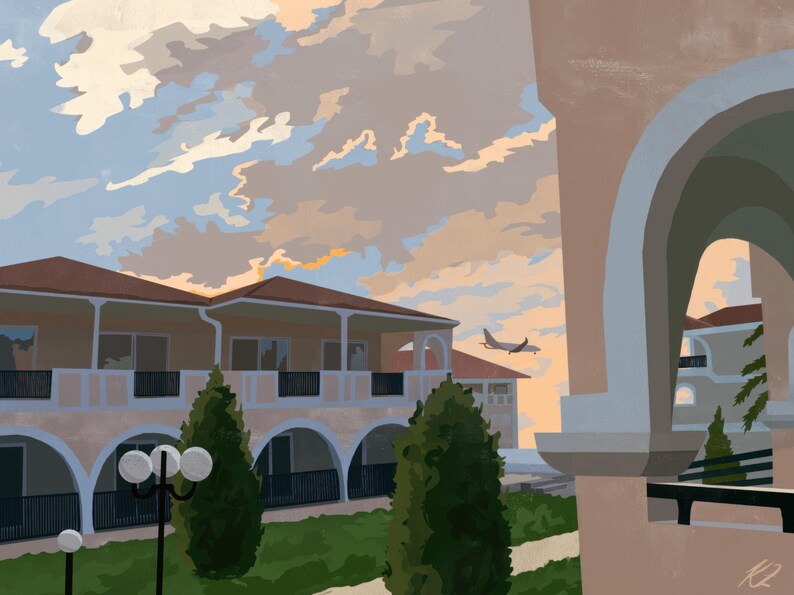 Evening in Greece | Print of Original Artwork