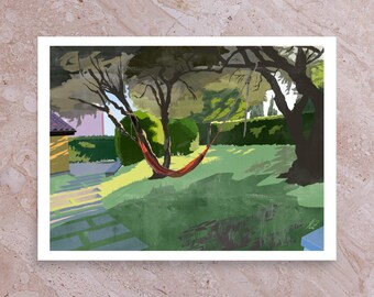 Mediterranean Garden | Print of Original Artwork